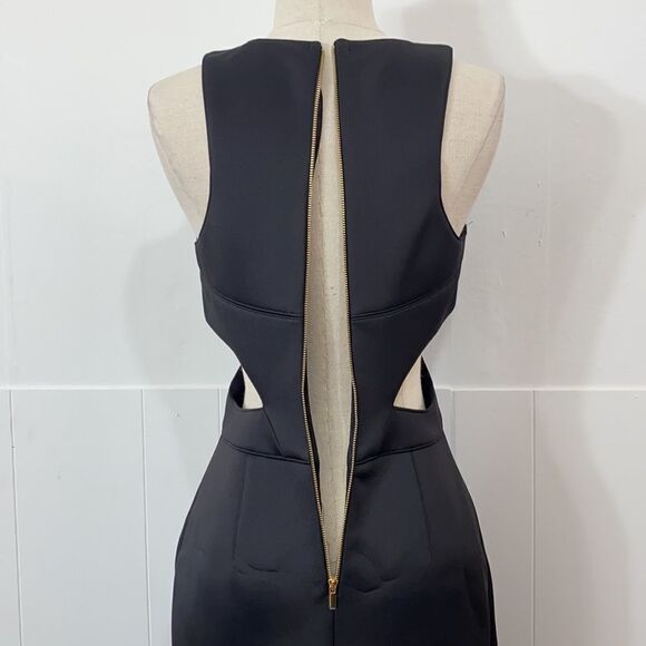 Hunterbelle Scuba Cut Out Midi Body Con Dress - Picture 6 of 8